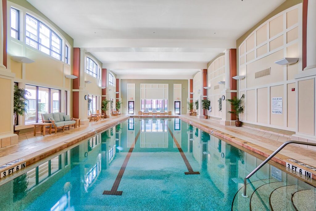 Indoor pool in Freedom Pointe at the Villages