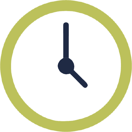 Clipart graphic of a clock