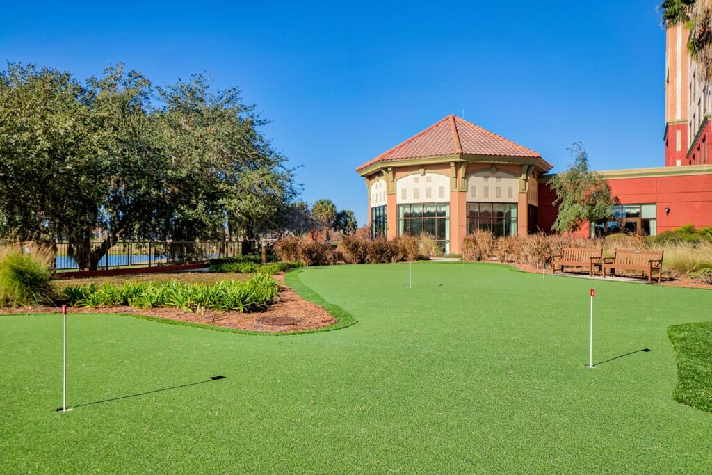 Putting green at Freedom Pointe at the Villages.