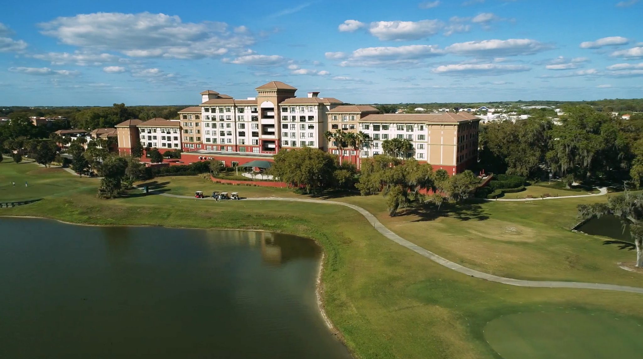 Aerial view of Freedom Pointe of the Villages